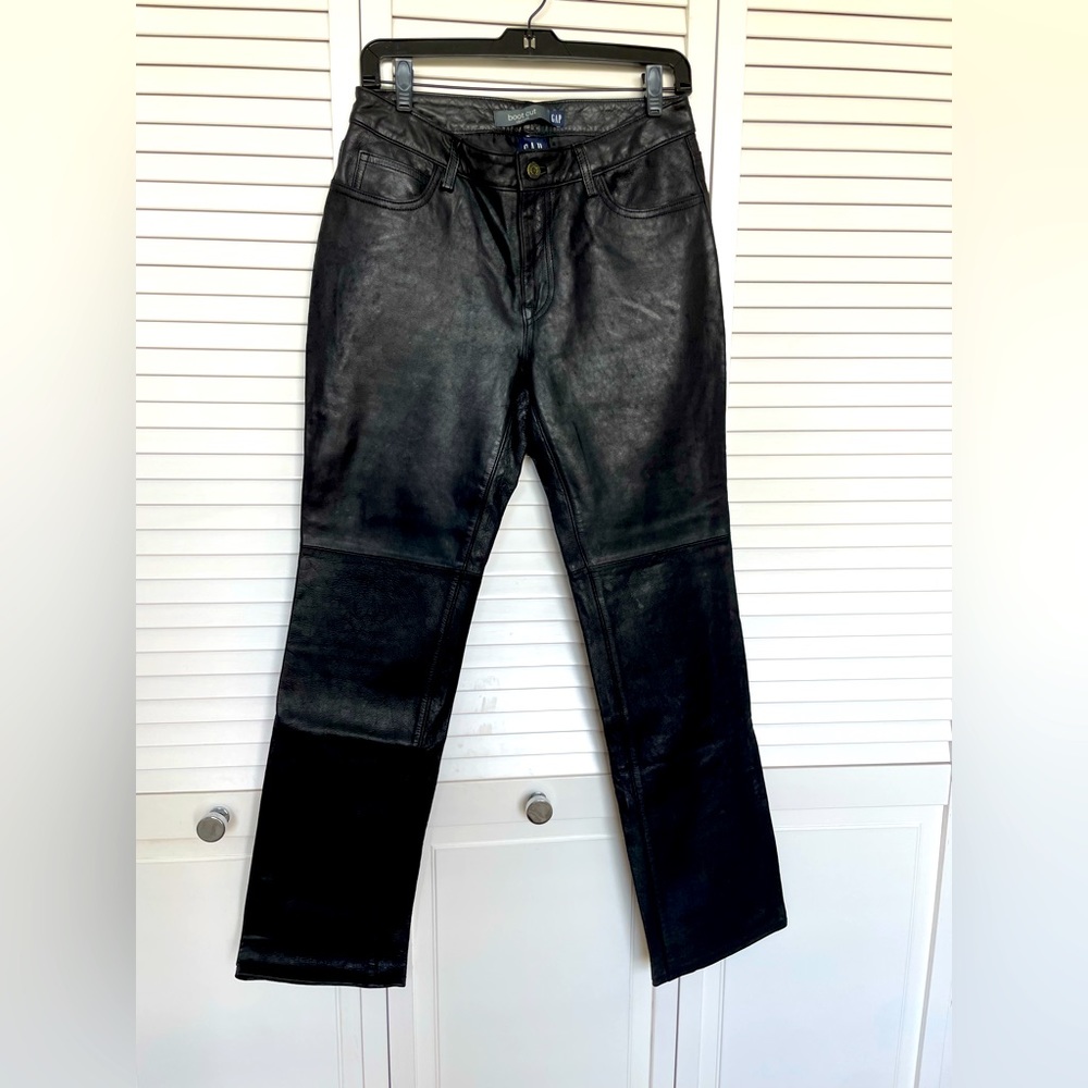 Vintage GAP Genuine Leather Bootcut Jeans - Size 4 - WITH TAGS